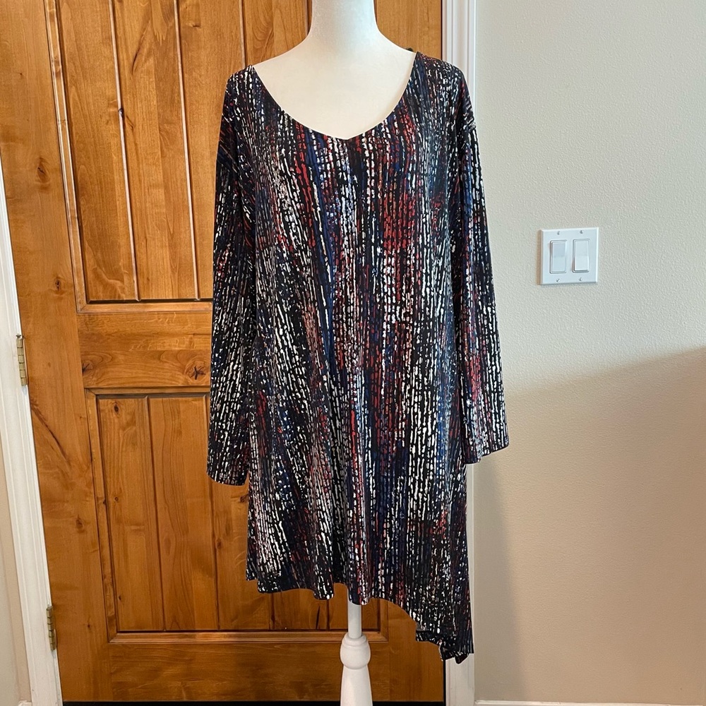 Catherines Asymmetrical Top, Plus Size 4x - image 1